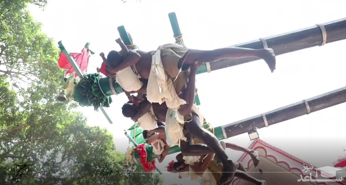 فستیوال ترسناک هندوها برای نوزادان تازه متولد شده +فیلم