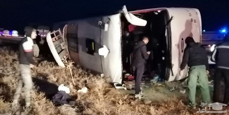 اسامی مجروحان حادثه اتوبوس تهران - گنبد