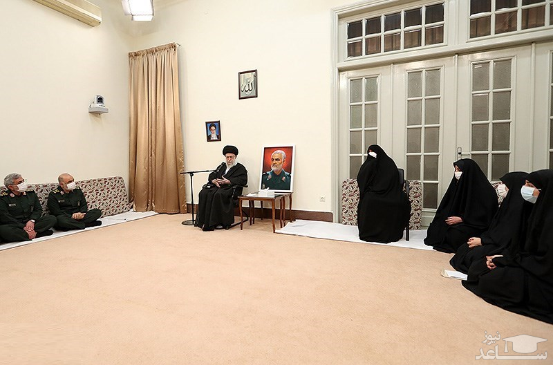 مشروح بیانات رهبر انقلاب در دیدار با خانواده شهید سلیمانی: اخلاص برترین ویژگی شهید سلیمانی بود