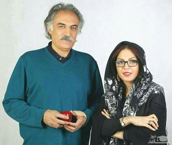 علیرضا شجاع‌ نوری و همسرش