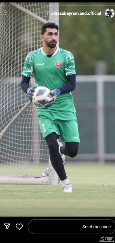 پوستر ژشت جذاب علیرضا بیرانوند