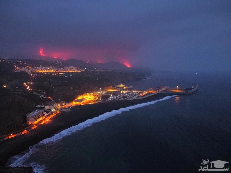 فعالیت آتشفشان در جزیره "لاپالما" 