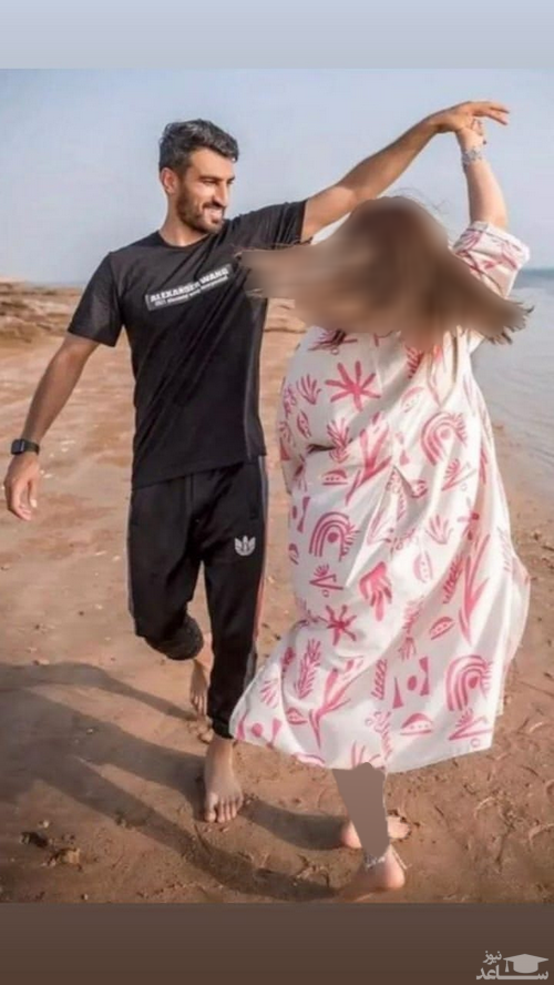 حسین ماهینی و همسرش