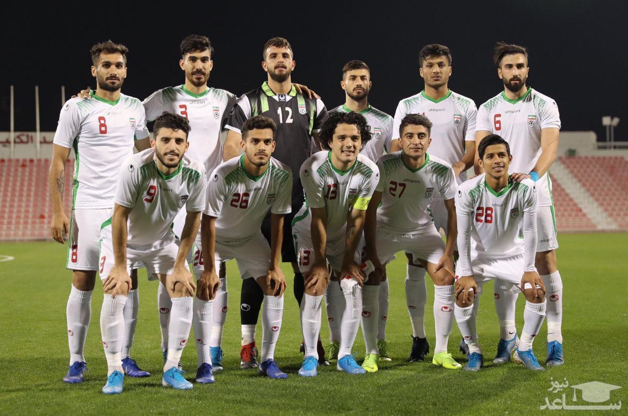 ترکیب تیم فوتبال امید برای دیدار با لبنان