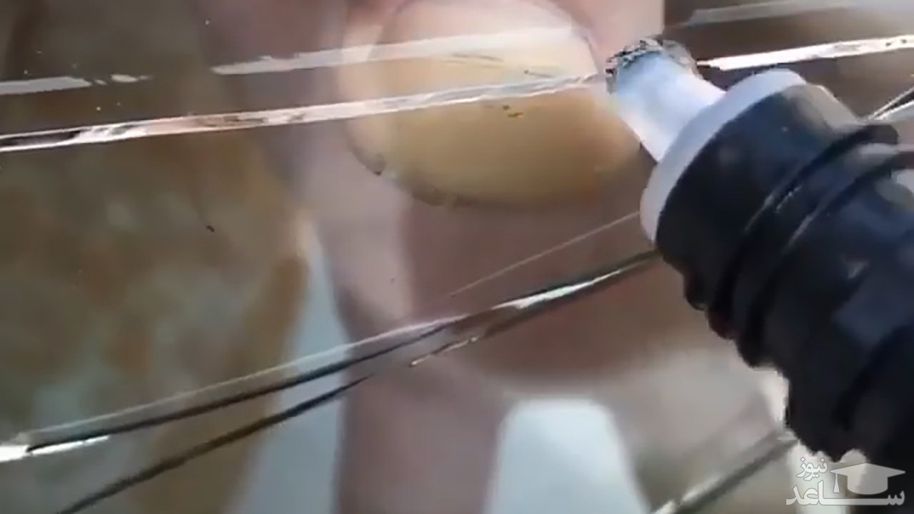 (فیلم) چسبی برای ترمیم شیشه‌های شکسته