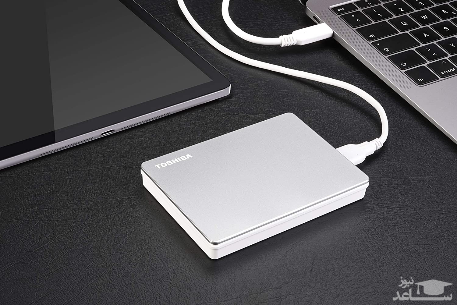 هارد دیسک اکسترنال توشیبا مدلCANVIO FLEX  ظرفیت 1 ترابایت