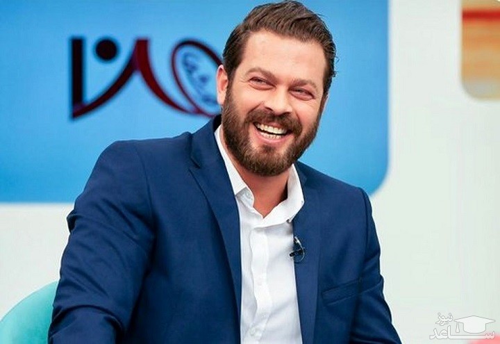 پژمان بازغی با ریش قرمز