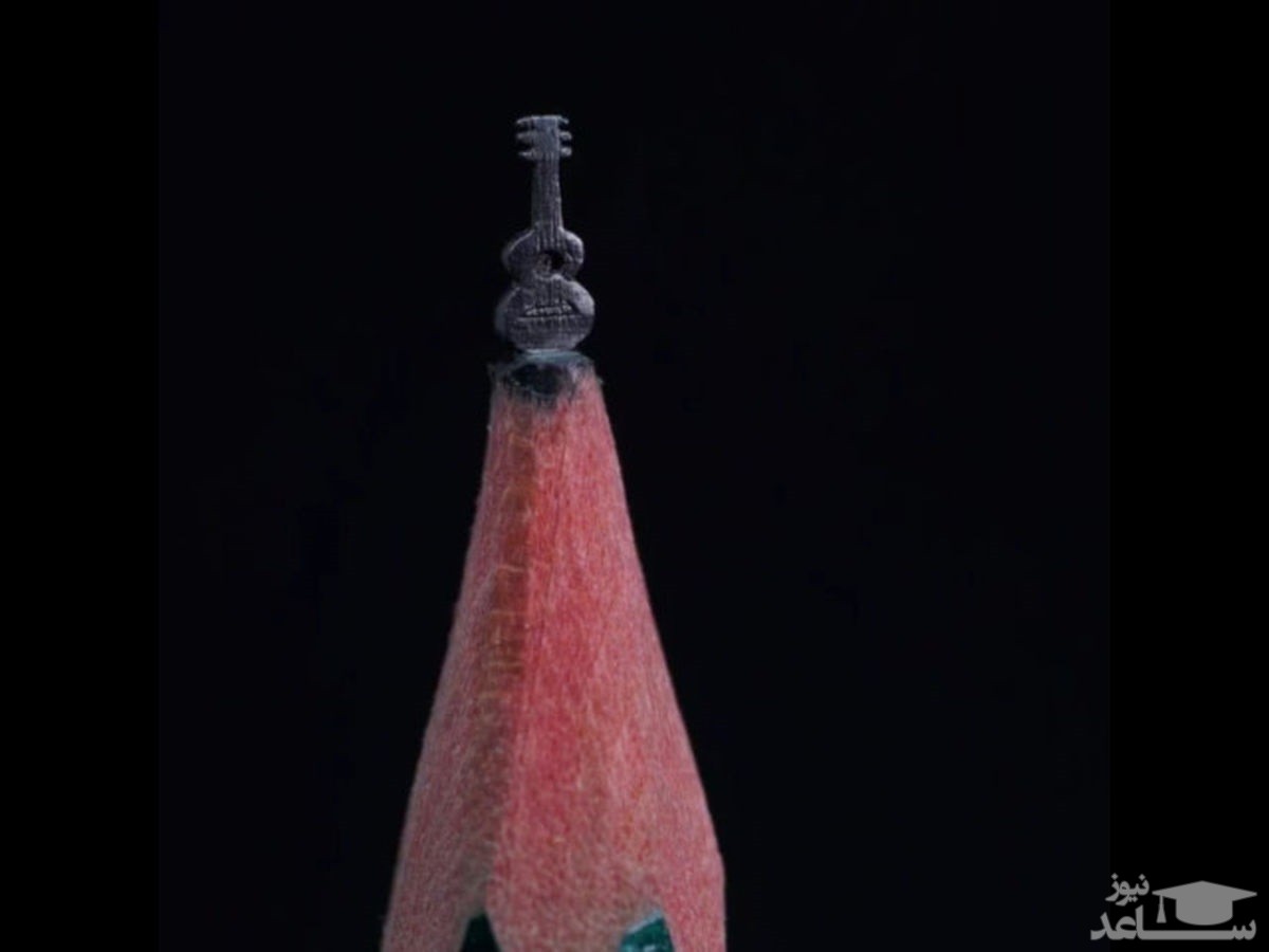 (فیلم) ساخت مجسمه‌های باورنکردنی روی نوک مداد