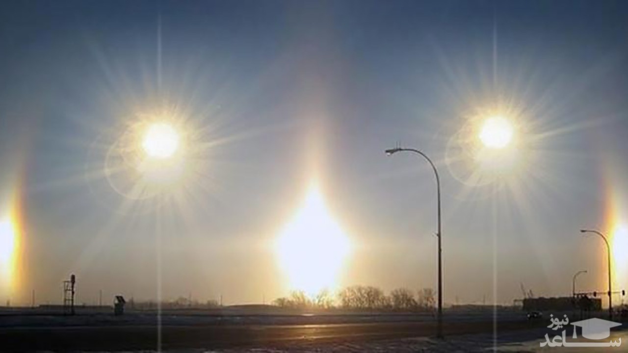 (فیلم) طلوع عجیب پنج خورشید به صورت همزمان در آسمان روسیه