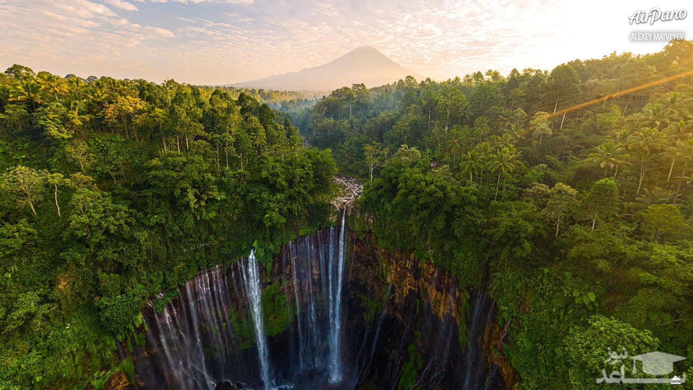 (فیلم) آبشار «تامپوک سو» یکی از دیدنی‌های کم نظیر جهان