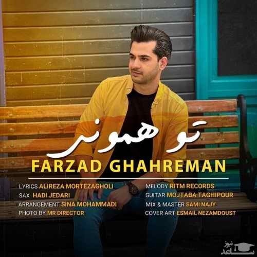 دانلود آهنگ تو همونی از فرزاد قهرمان