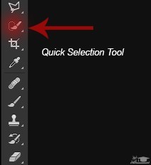 ابزار Quick Selection