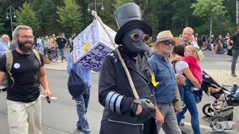 تظاهرات در برلین: کووید 19 یک دروغ است!