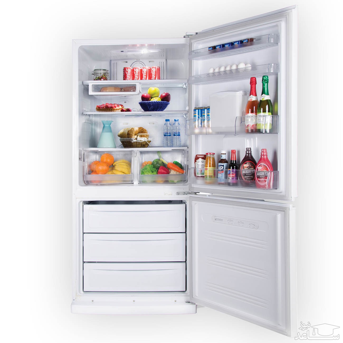 يخچال فريزر بالا پایین امرسان مدل BFN27D