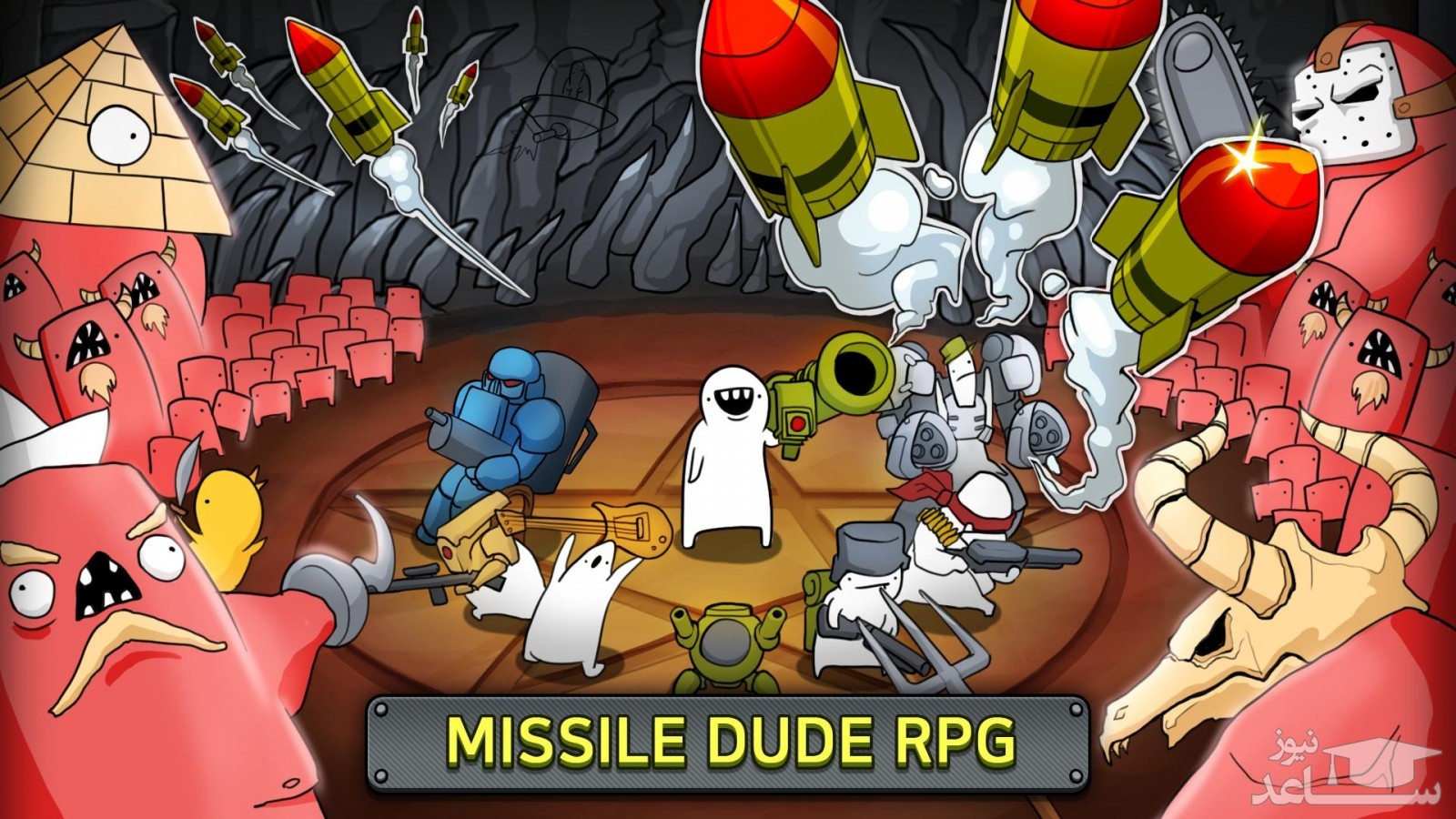معرفی و بررسی بازی Missile Dude RPG: Tap Tap Missile