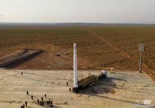 فیلم لحظه جدا شدن ماهواره‌ نور از ماهواره‌بر قاصد و قرار گرفتن آن بر مدار