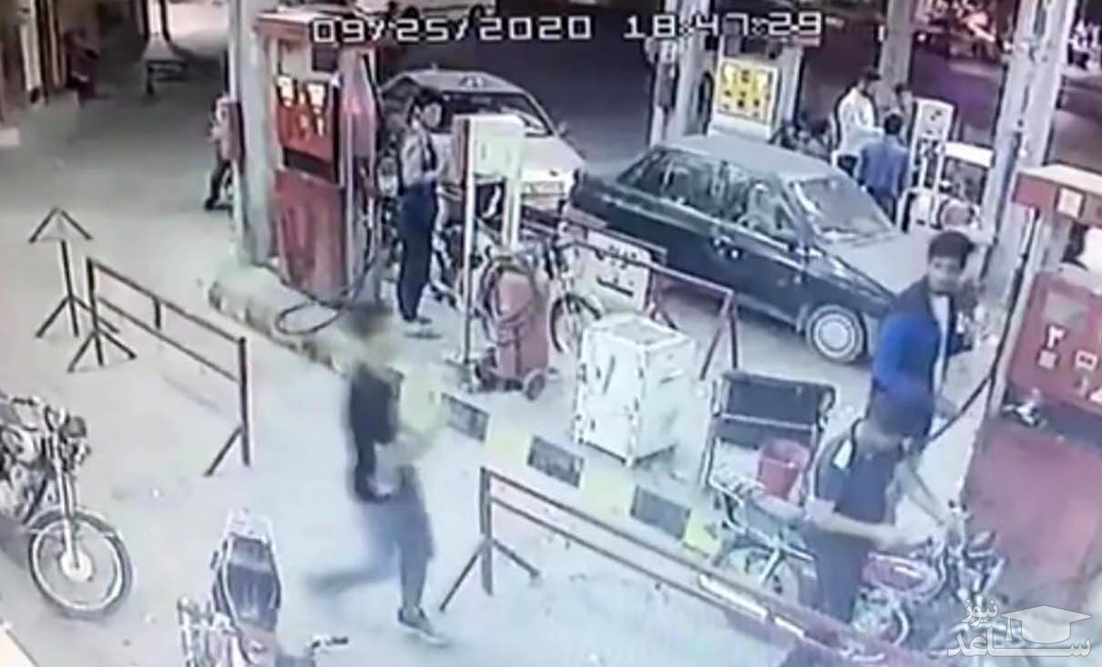 (فیلم) انفجار مرگبار پمپ بنزین در قزوین