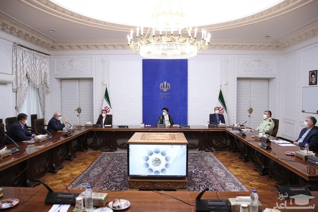 حضور رئیسی در جلسه روسای کمیته‌های تخصصی کرونا
