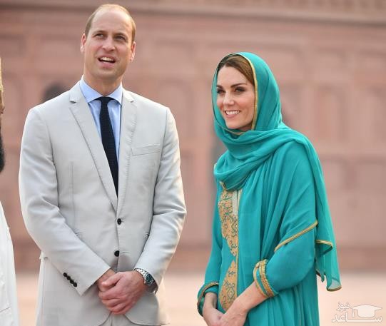 عروس باحجاب ملکه انگلیس در پاکستان!