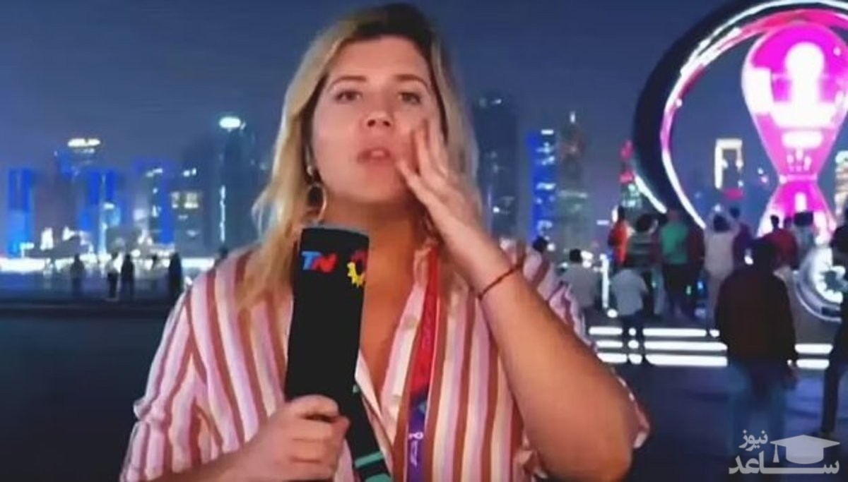 اتفاق باورنکردنی در جام‌جهانی قطر!/ سرقت فوری از یک خبرنگار حین پخش زنده