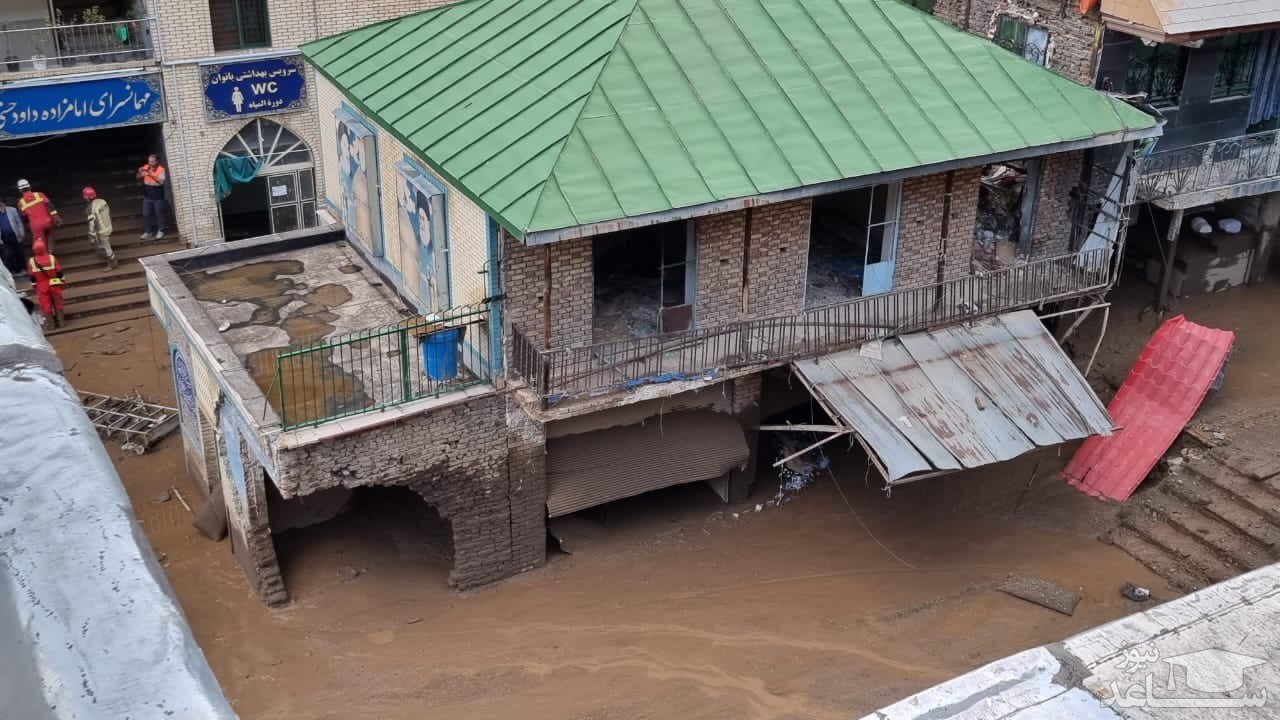 (فیلم) هشدار به ساكنان امامزاده داوود براى ترك خانه هايشان