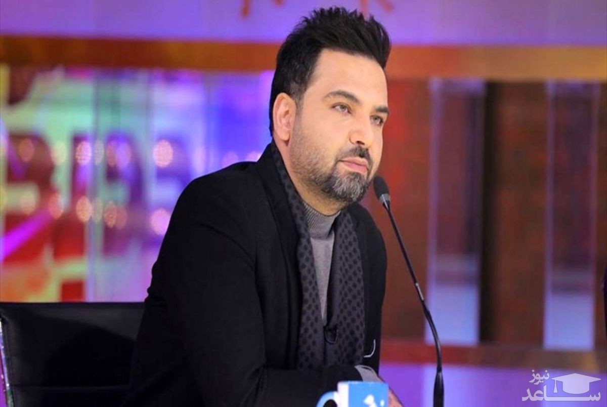 (فیلم) در آوردن کت احسان علیخانی وسط پخش زنده