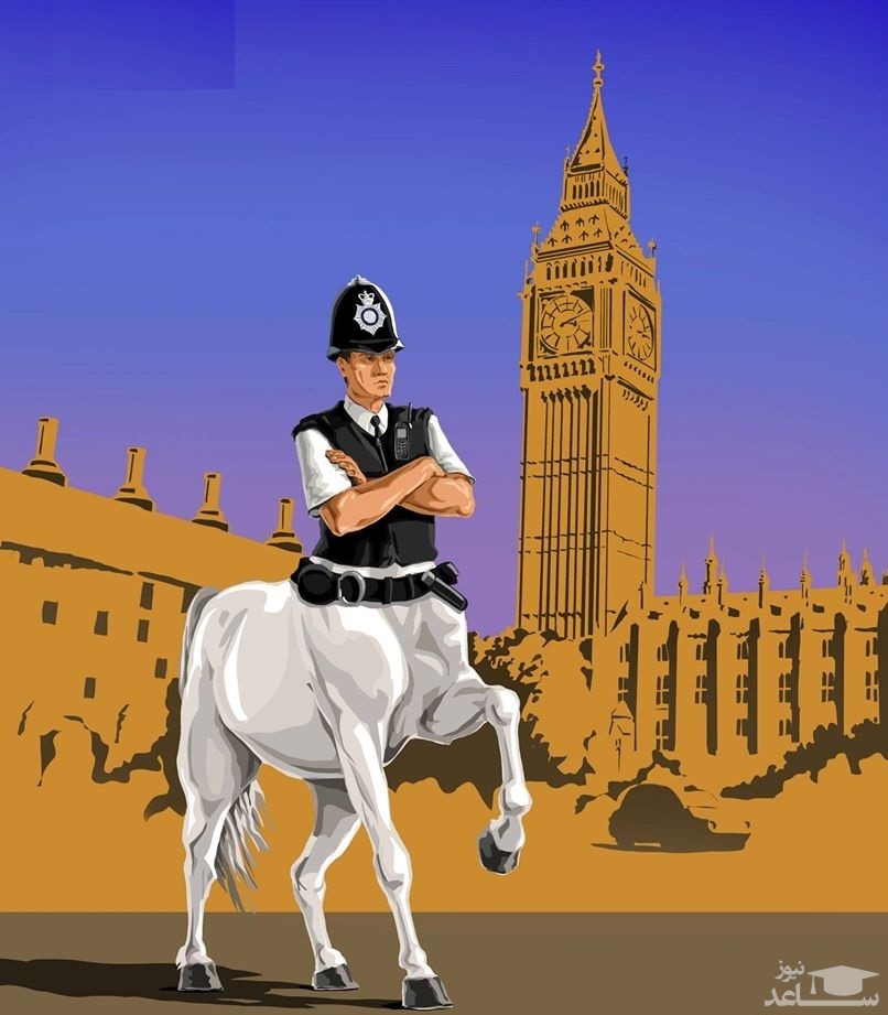 کاریکاتور پلیس انگلستان