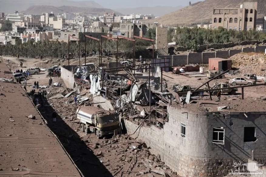 حمله هوایی جنگنده های سعودی به یک کارگاه تولیدی در شهر صنعا یمن/ رویترز