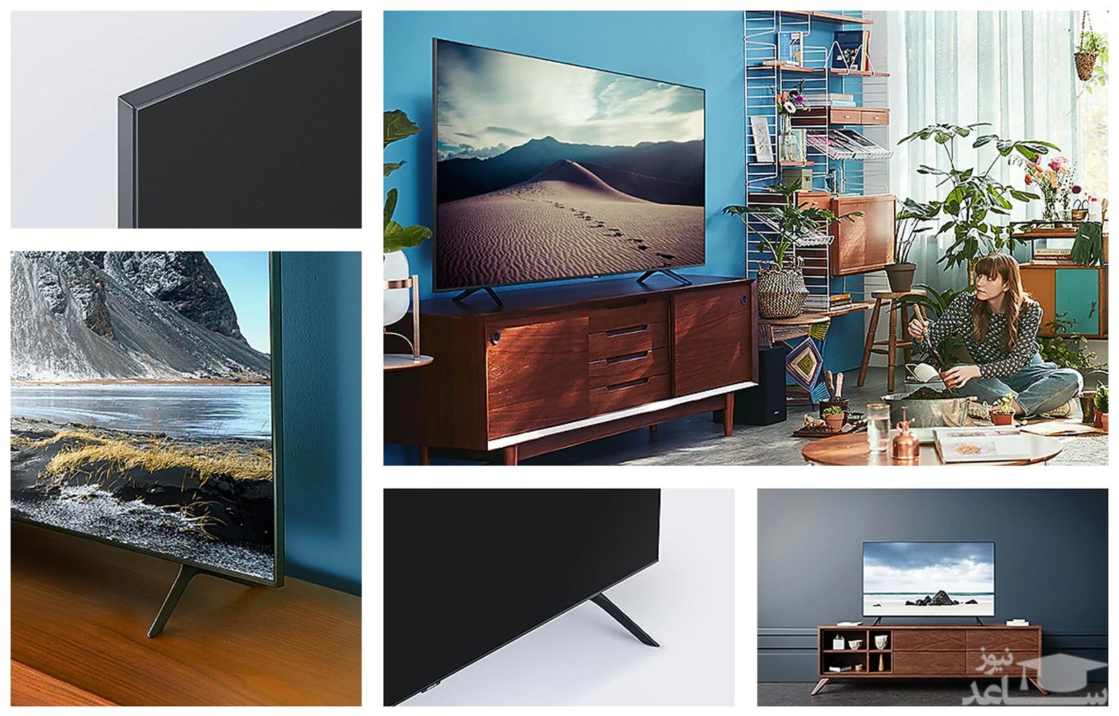 تلویزیون 75 اینچ سامسونگ کریستال 4K اسمارت مدل 75TU8000