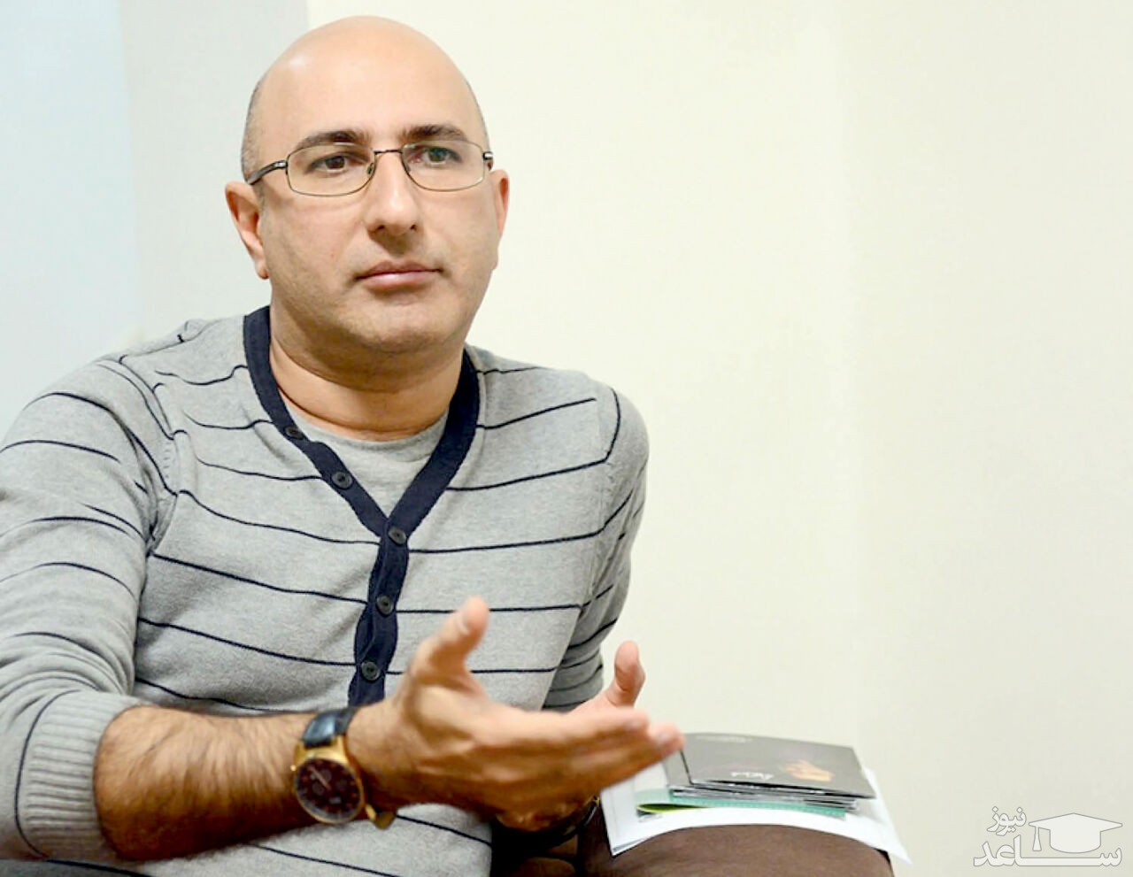 حال خوب منصور ضابطیان در طبیعت