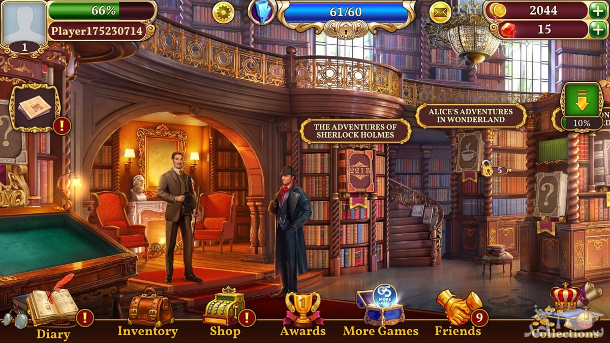 بازی Sherlock: Hidden Match-3 Cases