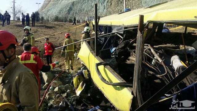 شمار قربانیان حادثه اتوبوس دانشگاه آزاد 10 تن شد