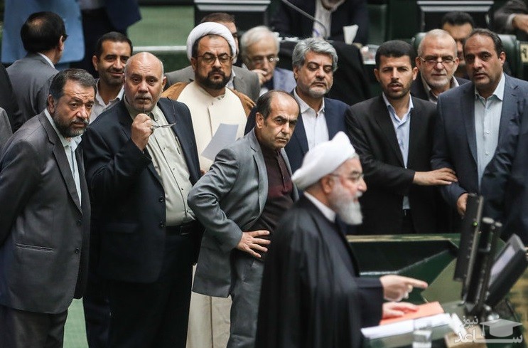 تصویر خیلی خاص از نگاه نمایندگان به روحانی