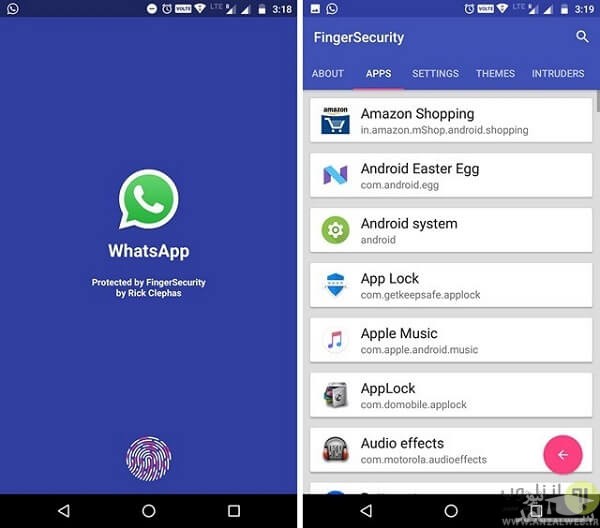 قفل با اثر انگشت