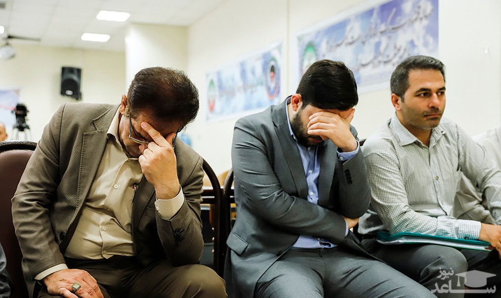 (عکس) متهمان پرونده فروش گوشت‌های برزیلی در دادگاه