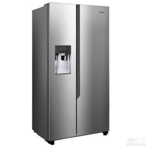  یخچال فریزر ساید هایسنس مدل RC-71WS4SA