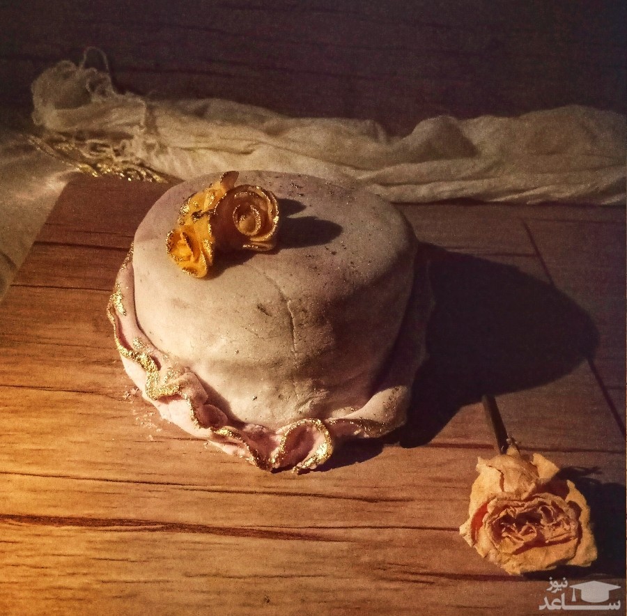 خمیر تزئینی کیک مارسیپان