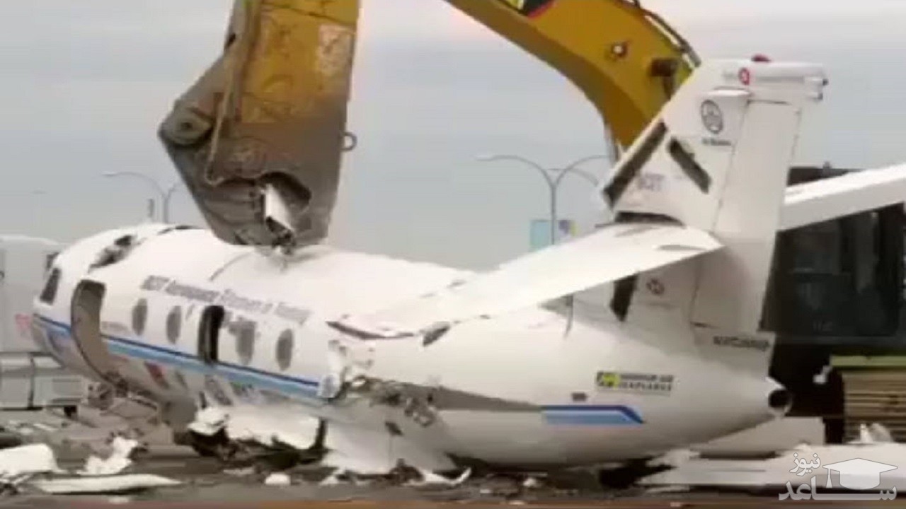 (فیلم) پایانِ ناخوش هواپیمای قدیمی 