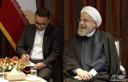 (عکس) خنده‌های روحانی با نخست وزیر انگلیس