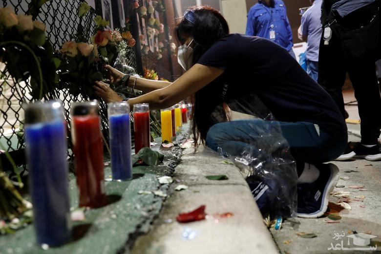 تصویر دهها مفقودی حادثه فروریختن یک برج 12 طبقه در شهر میامی ایالت فلوریدا آمریکا/ رویترز