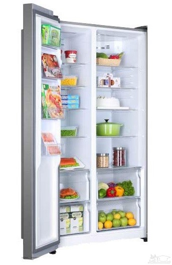 فضای داخل یخچال ساید هایر مدل HRF-522