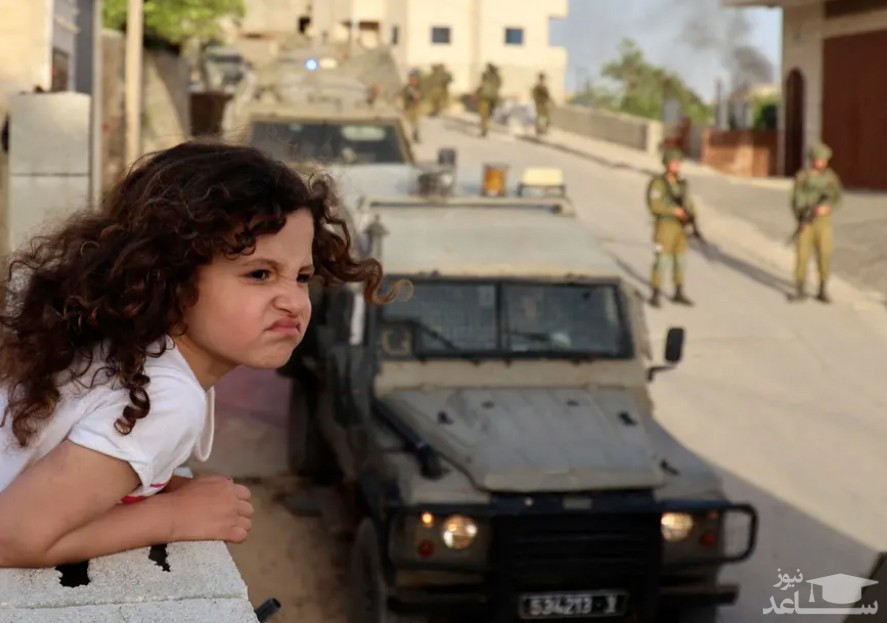 دختر بچه فلسطینی