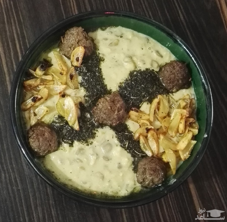 طرز تهیه آش سنگ سیر