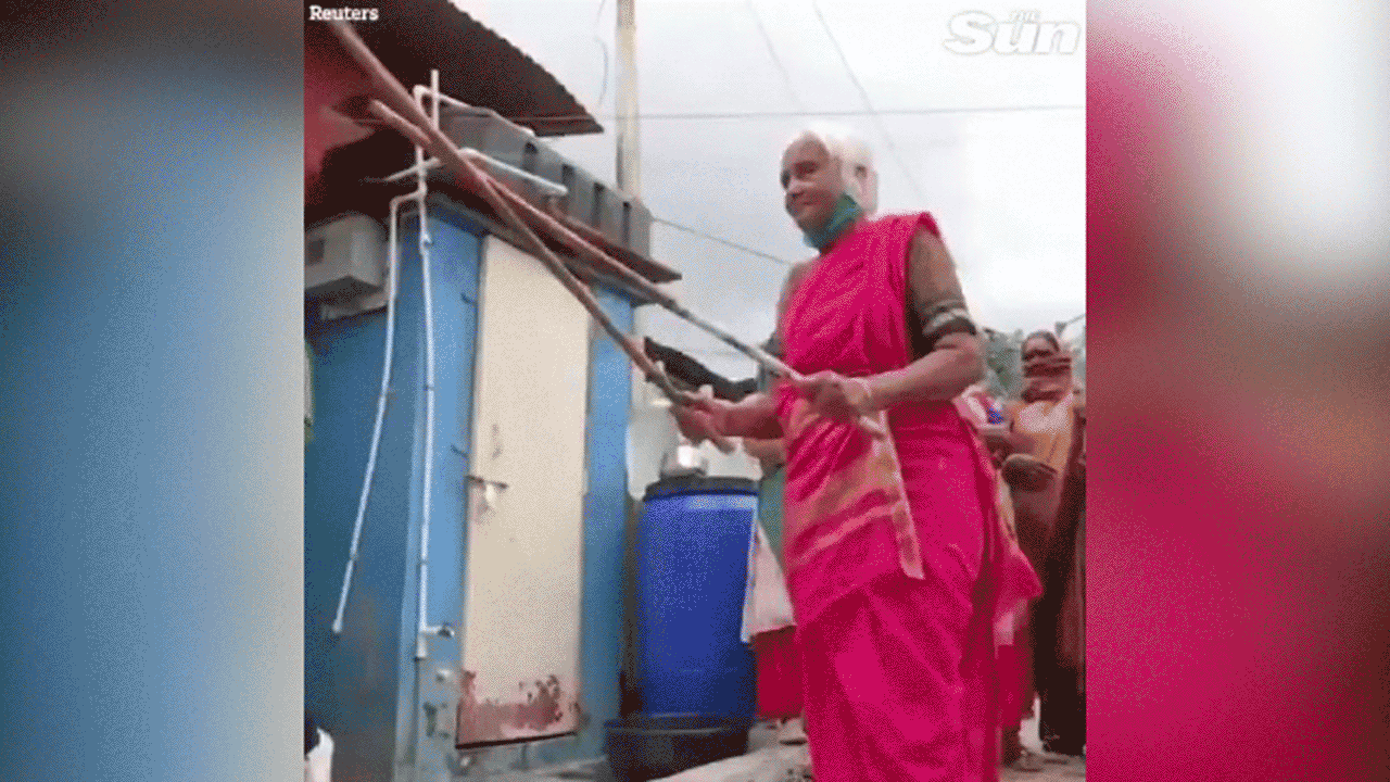 (فیلم) مهارت رزمی زن ۸۵ ساله در هند!