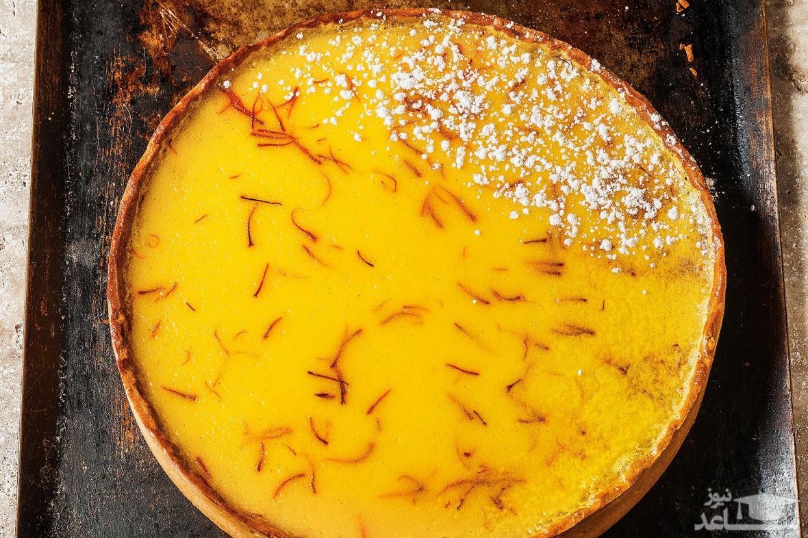 طرز تهیه ی کاستارد زعفرانی