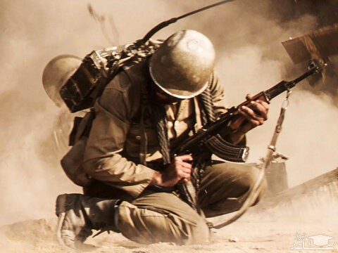 سرباز در میدان جنگ