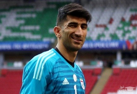 بیرانوند به آرزویش رسید؛ همسرش بازی او را در ورزشگاه آزادی دید