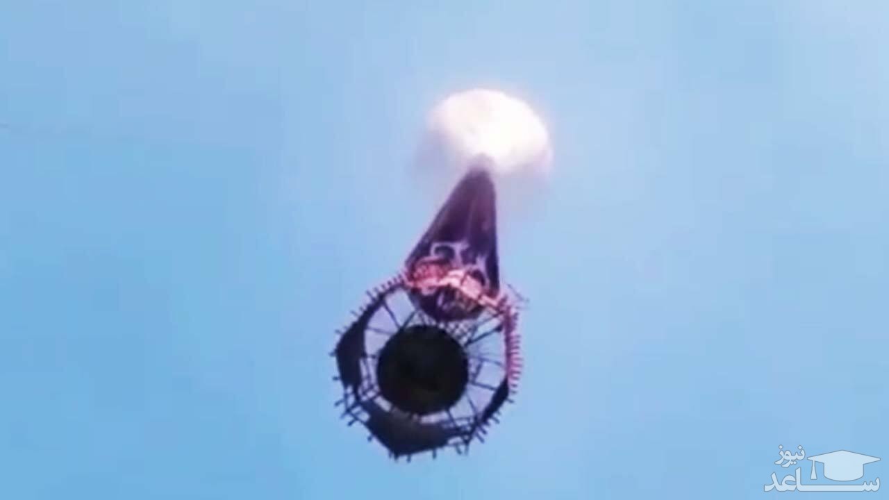 (فیلم) انفجار مهیب بالون در یک آتش بازی ناموفق 