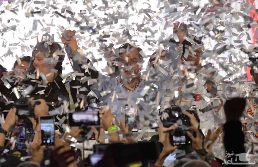 جشن پیروزی "گوستاو پترو" در انتخابات ریاست جمهوری کلمبیا/ خبرگزاری فرانسه