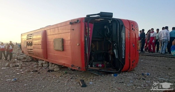 آخرین آمار فوتی ها و مصدومین حادثه واژگونی اتوبوس دانش آموزان در تبریز